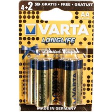 Батарейка Varta Long Life (AA, 6 шт)