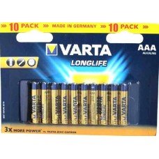 Батарейка Varta Long Life (AAA, 10 шт)