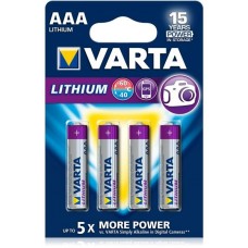 Батарейка Varta Lithium (AAA, 4 шт)