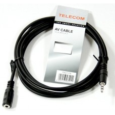 Кабель Telecom 3.5 Jack (M) - 3.5 Jack (F), 3м (TAV7179-3M)