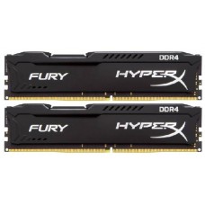 Оперативная память 8Gb DDR4 2400MHz Kingston HyperX Fury (HX424C15FBK2/8) (2x4Gb KIT)