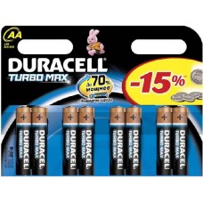 Батарейка Duracell Turbo (AA, Alkaline, 8 шт)