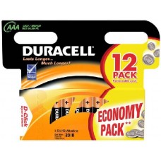 Батарейка Duracell Basic (AAA, Alkaline, 12 шт)