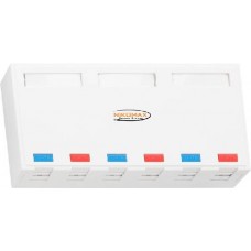 Корпус розетки NIKOMAX NMC-MB6P-ST-WT