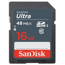 Карта памяти 16Gb SanDisk Ultra (SDSDUNB-016G-GN3IN)