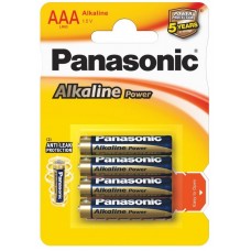 Батарейка Panasonic Alkaline Power (AAA, Alkaline, 4 шт)