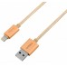 Кабель Rombica USB - Lightning 1м Gold (CB-C2A0G)