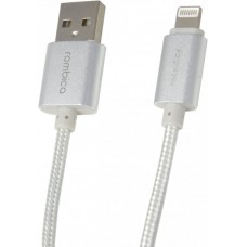 Кабель Rombica USB - Lightning 1м Silver (CB-C2A0S)