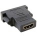 Переходник Orient HDMI (F) - DVI-D (F) (C489)