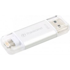 USB Flash накопитель 64Gb Transcend JetDrive Go 300 Silver (TS64GJDG300S)