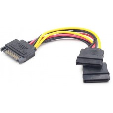 Разветвитель Gembird SATA - 2x SATA, 0.15м (CC-SATAM2F-01)