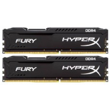 Оперативная память 32Gb DDR4 2400MHz Kingston HyperX Fury (HX424C15FBK2/32) (2x16Gb KIT)