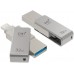 USB Flash накопитель 32Gb PQI iConnect mini Grey