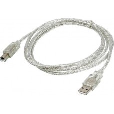 Кабель Buro USB 2.0 A (M) - B (M), 1.8м (USB2.0-AM/BM-TRANS)