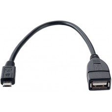 Переходник Perfeo USB 2.0 A (F) - Micro USB B (M), 0.2m (U4202)