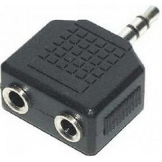 Переходник Perfeo 2x 3.5 Jack (F) - 3.5 Jack (M) (A7008)