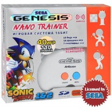 Игровая приставка SEGA Genesis Nano Trainer White + 40 игр