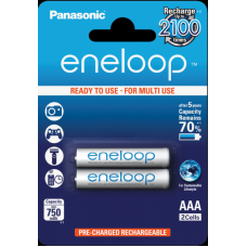 Аккумулятор Panasonic Eneloop (AAA, 750mAh, 2 шт)