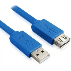 Кабель удлинительный Greenconnect USB 2.0 A (M) - A (F), 0.3м (GCR-UEC2M2-BD-0.3m)