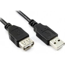 Кабель удлинительный Greenconnect USB 2.0 A (M) - A (F), 0.3м (GCR-UEC3M-BB2S-0.3m)