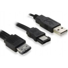 Кабель Greenconnect eSATA - eSATA + USB, 1m (GC-ST501)