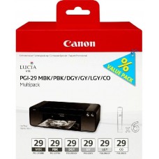 Картридж Canon PGI-29 MBK/PBK/DGY/GY/LGY/CO