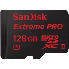 Карта памяти 128Gb MicroSD SanDisk Extreme Pro UHS-II + USB3.0 Reader (SDSQXPJ-128G-GN6M3)