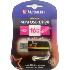 USB Flash накопитель 16Gb Verbatim Mini Neon Orange (49394)