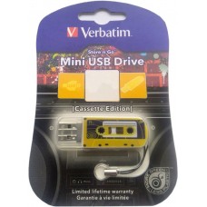 USB Flash накопитель 32Gb Verbatim Mini Casette Yellow (49393)