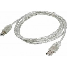 Кабель Buro USB 2.0 A (M) - B (M), 3м (USB2.0-AM/BM-3-TRANS)