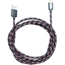 Кабель PQI i-Cable Mesh 90 Black/Pink