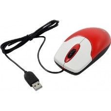 Мышь  Genius NetScroll 100 V2 Red/White USB