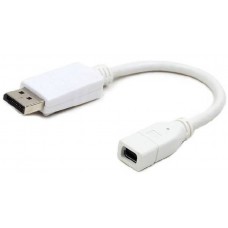 Переходник Gembird Mini DisplayPort (F) - DisplayPort (M) (A-mDPF-DPM-001-W)