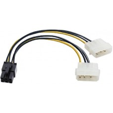 Переходник Exegate 2xMolex - 6-pin, 0.15m (EX138937RUS)