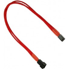 Удлинитель Nanoxia 3-pin, 0.3m Red (NX3PV3ER)