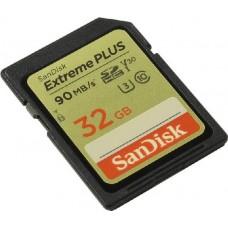 Карта памяти 32Gb SanDisk Extreme Plus SDHC Class 10 (SDSDXWF-032G-GNCIN)