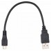 Кабель Buro USB 2.0 A (M) - Micro USB B (M), 0.2м