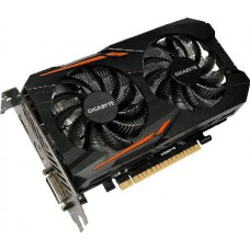 Видеокарта nVidia GeForce GTX1050 Gigabyte WindForce 2X PCI-E 2048Mb (GV-N1050OC-2GD)