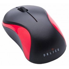 Мышь  Oklick 605SW Black/Red