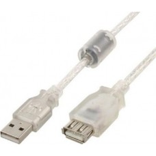 Кабель удлинительный Gembird USB 2.0 A (M) - A (F), 0.75м (CCF-USB2-AMAF-TR-0.75M)