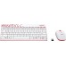 Клавиатура + мышь Logitech Wireless Desktop MK240 Nano White (920-008212)