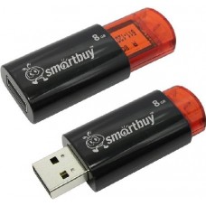 USB Flash накопитель 8Gb SmartBuy Click Black (SB8GBCL-K)