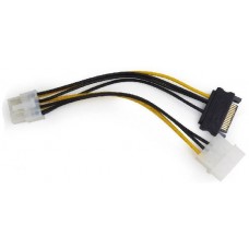 Кабель питания для видеокарт Gembird 8-pin PCI-E - Molex+SATA (CC-PSU-82)