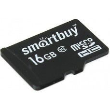 Карта памяти 16Gb MicroSD SmartBuy Class 10 (SB16GBSDCL10-00)