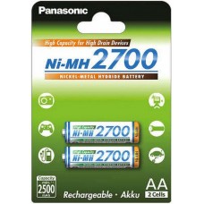 Аккумулятор Panasonic (AA, 2700mAh, 2 шт)