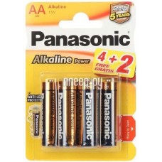 Батарейка Panasonic Alkaline Power (AA, Alkaline, 6 шт)