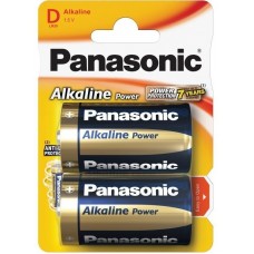 Батарейка Panasonic Alkaline Power (D, Alkaline, 2 шт)