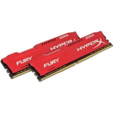 Оперативная память 16Gb DDR4 2400MHz Kingston HyperX Fury (HX424C15FR2K2/16) (2x8Gb KIT)