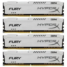 Оперативная память 32Gb DDR4 2400MHz Kingston HyperX Fury (HX424C15FW2K4/32) (4x8Gb KIT)