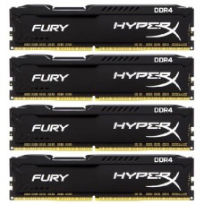 Оперативная память 64Gb DDR4 2666MHz Kingston HyperX Fury (HX426C16FBK4/64) (4x16Gb KIT)